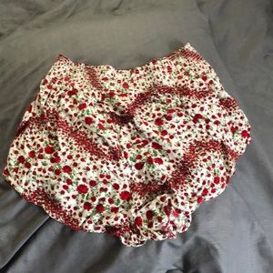 Summer floral print shorts